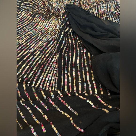 Terani Couture Elegant Strapless Sequin Gown - Picture 7 of 10